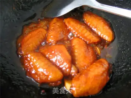 Make Red chicken wings step 7