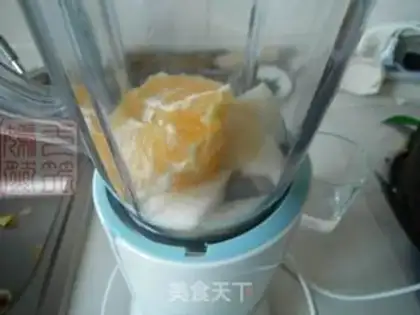 Make Orange pear juice step 2
