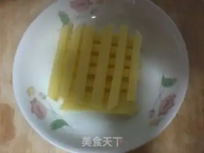 Make Potato fries step 3