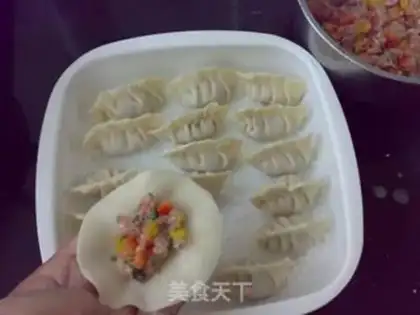 Make Fresh pepper dumplings step 3