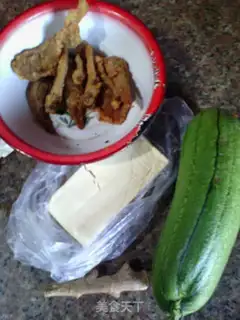 Make Tofu soup step 0