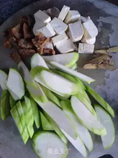 Make Tofu soup step 1