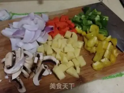 Make Curry potato shrimp step 3