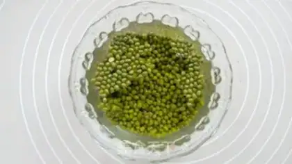 Make Iced green bean soup step 1