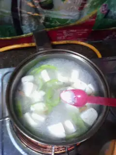 Make Tofu soup step 6