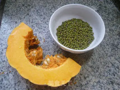 Make Ice melon green bean soup step 0
