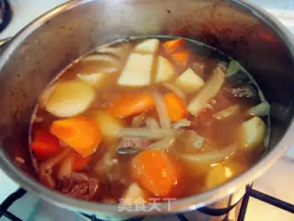 Make Japanese curry beef step 4