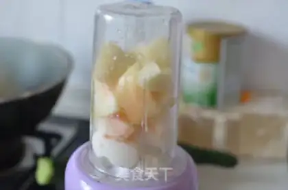 Make Peach yogurt shake step 3