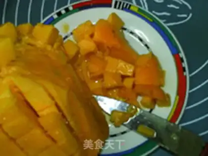 Make Mango ice cream step 4