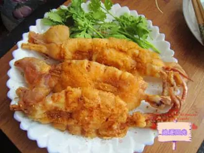 Make Fried squid step 7