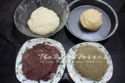 Make Cream bean cake step 4