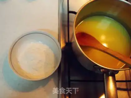 Make Vanilla butter puff step 1