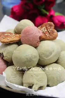 Make Cream bean cake step 15