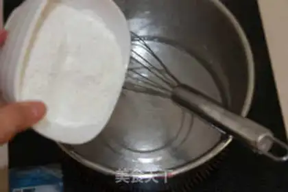 Make Red Bean Popsicle step 1