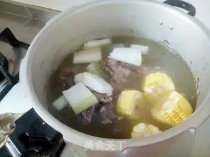 Make Tonco corn soup step 4