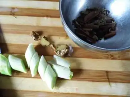 Make Sea belt red intestines step 2
