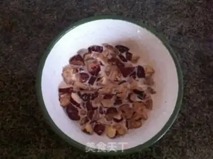 Make A red date marfin cake step 1