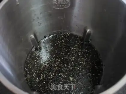 Make Black sesame soy sauce step 2
