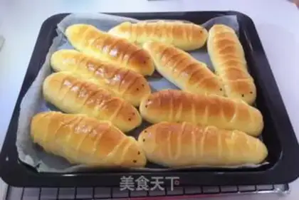 Make Ham caterpillar bread step 8