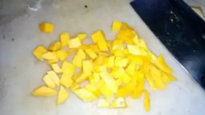 Make Ice mango juice step 0