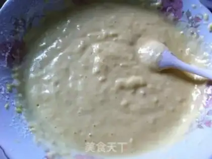 Make The durian pudding cake step 2