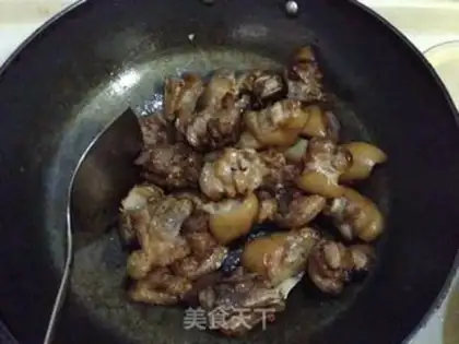 Make Red burning pig hoof step 5