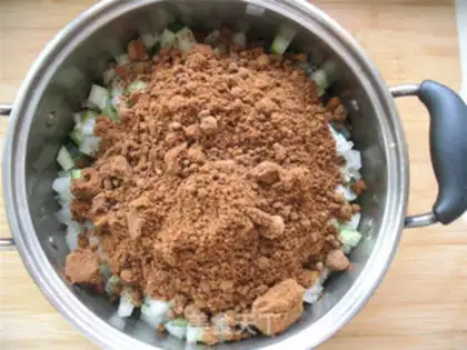 Make Pumpkin tea step 2