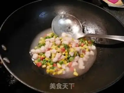 Make Shrimp corn soybeans step 5