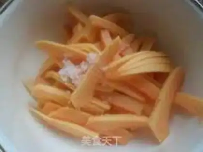Make Cold papayas step 2