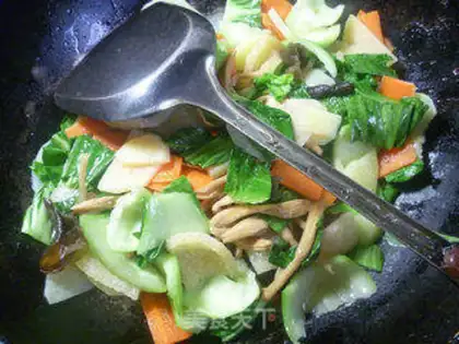 Make A green cabbage step 4