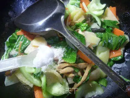 Make A green cabbage step 6