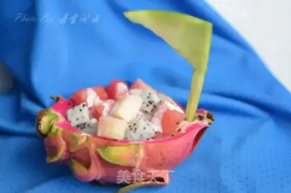 Make Sailboat fruit salad step 5