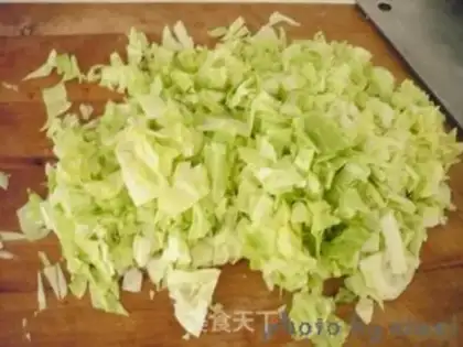 Make Pork-covered pan paste step 2