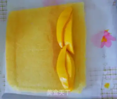 Make Mango cake rolls step 9