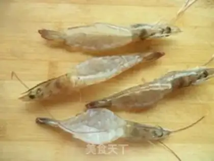 Make Garlic fans steam shrimp step 0