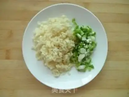 Make Garlic fans steam shrimp step 2