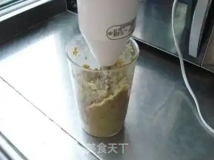 Make Green bean cake step 1