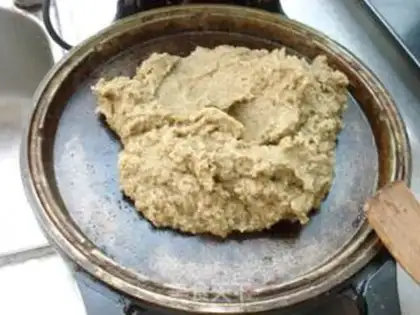 Make Green bean cake step 3