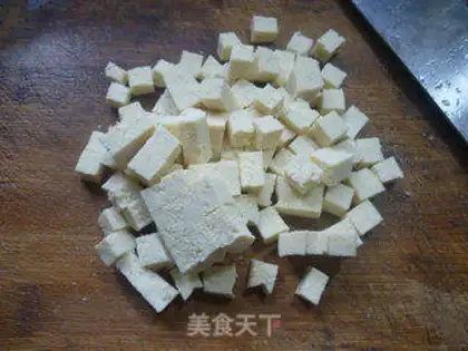 Make Eggs fried tofu step 3