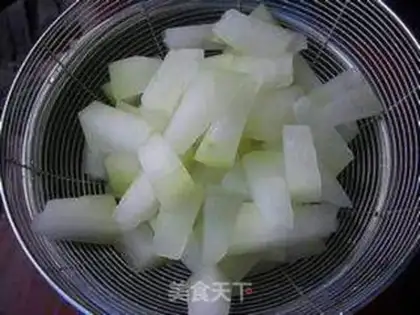 Make Orange juice melon step 2