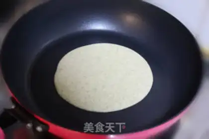 Make Green bean pancakes step 3