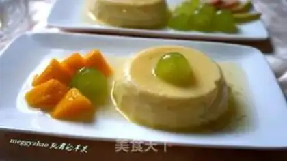 Make Caramel pudding step 12