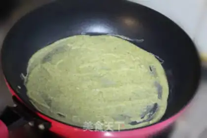 Make Green bean pancakes step 4