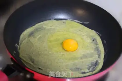 Make Green bean pancakes step 5