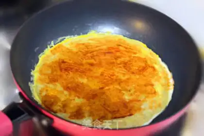 Make Green bean pancakes step 9