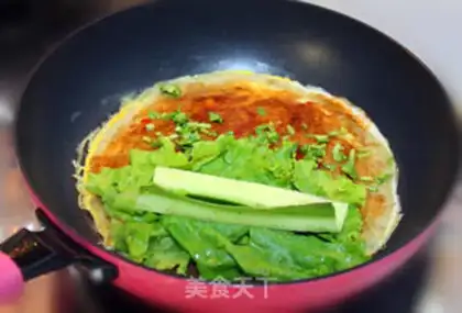 Make Green bean pancakes step 11