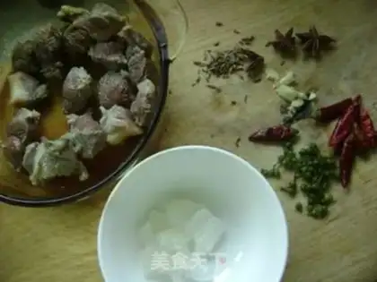 Make Red beef step 1