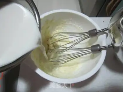 Make Chocolate cheese mousse cake step 2
