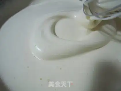 Make The durian mousse cake step 2