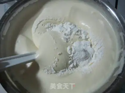 Make The durian mousse cake step 3